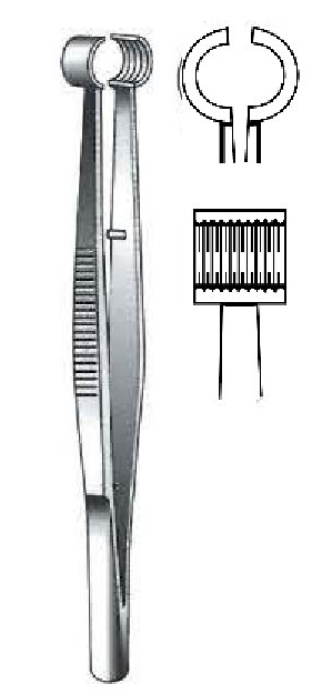 Instrumento para sujetar tendones, ancho = 4.5 mm