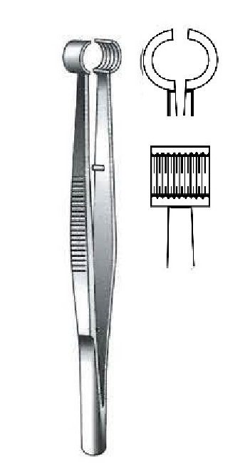 Instrumento para sujetar tendones, ancho = 5.5 mm