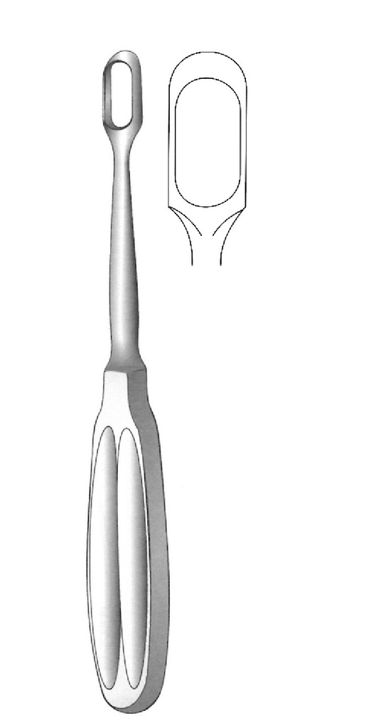 Cureta para adenoides Tessier, punta = 12 mm