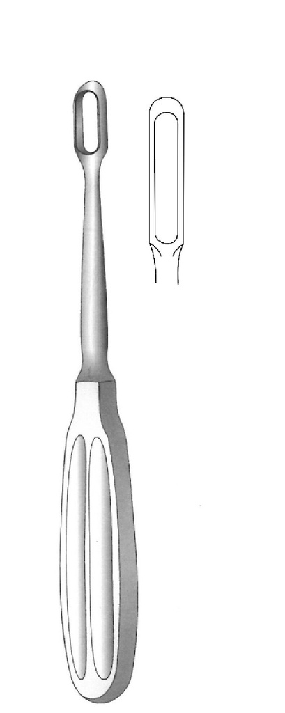 Cureta para adenoides Tessier, punta = 6 mm