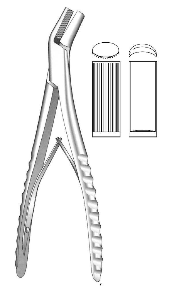 Pinza para contornear huesos Tessier