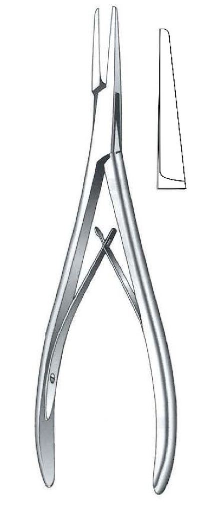 Pinza de corte de hueso Tessier, modelo delgado