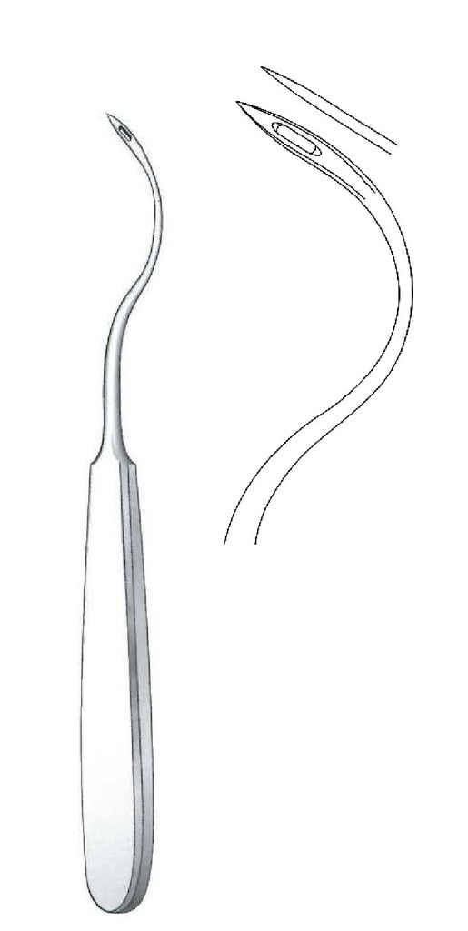 Tessier Maxillary Punzones - Length = 20.5 cm / 8 "