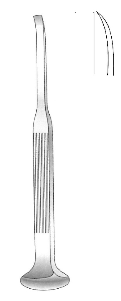 Cincel retromaxilar Tessier, hoja = 6 mm