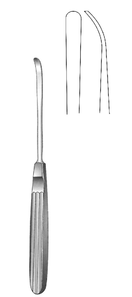 Elevador para periostio Tessier, ángulo = 30°