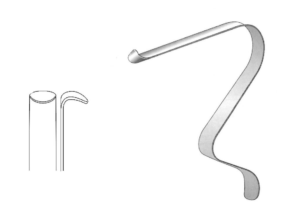 Separador de tejidos blandos Tessier, figura 4