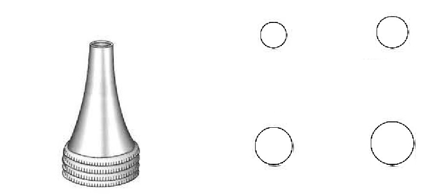 Juego de espéculos para el oído Toynbee