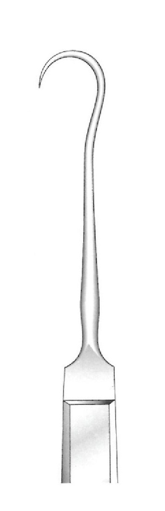 Retractor de herida traqueal, 1 punta