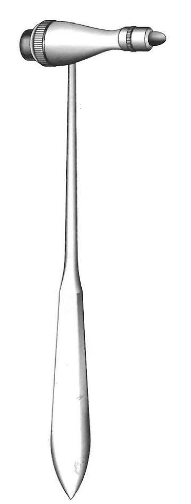 Martillo para percusión Troemner, cromado