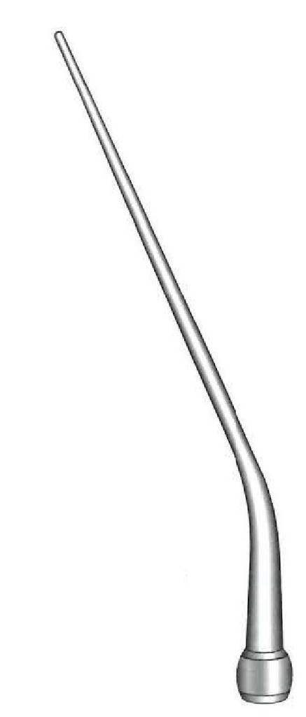 Suction tube for the ear, inner diameter = 1.5 mm, outer diameter = 2.5 mm