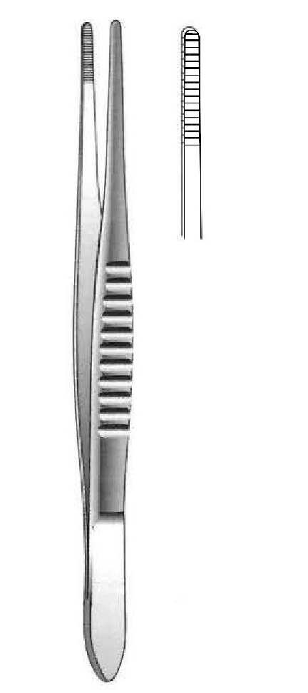 Standard bandage clamp. UU, narrow - length = 12 cm / 4-3 / 4 "