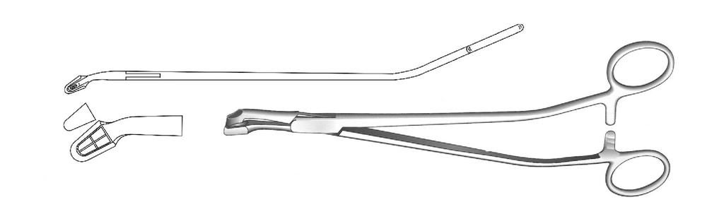 Punzón para biopsia uterina de Van Doren - longitud = 25 cm / 10"