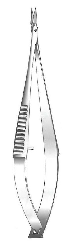 Vannas, straight micro scissor