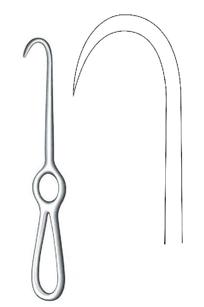 Volkmann Bone Hook - Length = 20 cm / 8 "