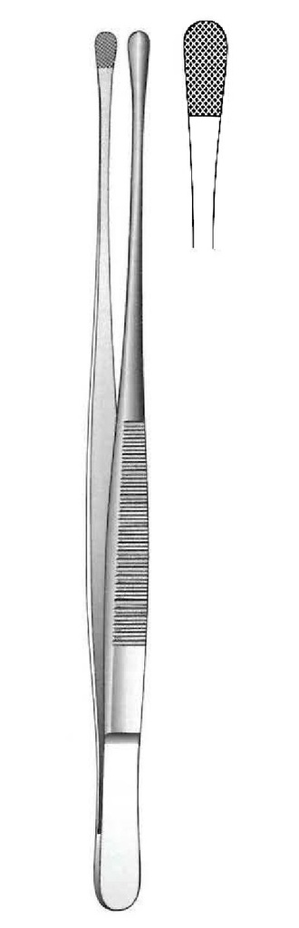 Wangensteen fabric clamp, straight, length 23 cm / 9 "