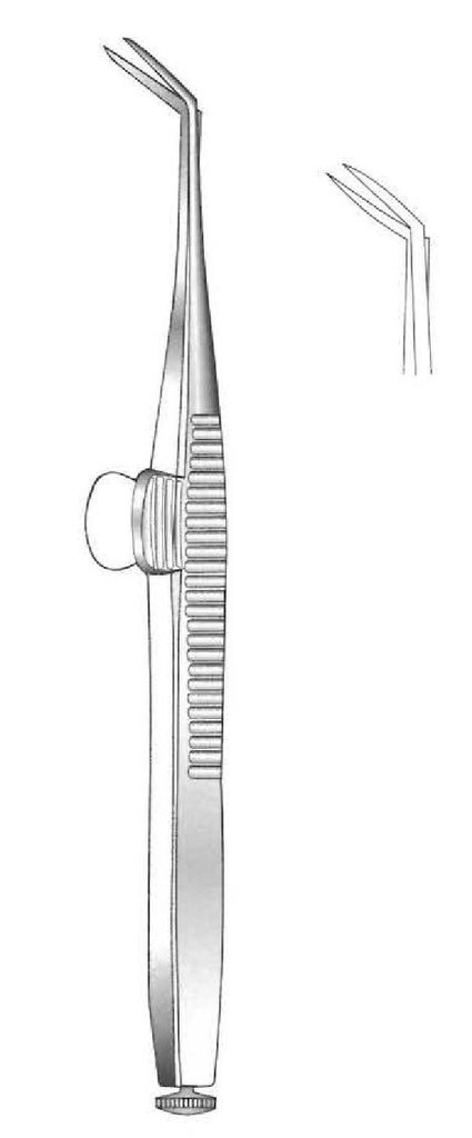 Tijera para iris de Wecker, afilado
