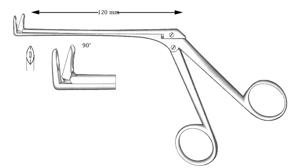Nasal Weil-Blakesley clamp, 90 ° angle, Figure 1