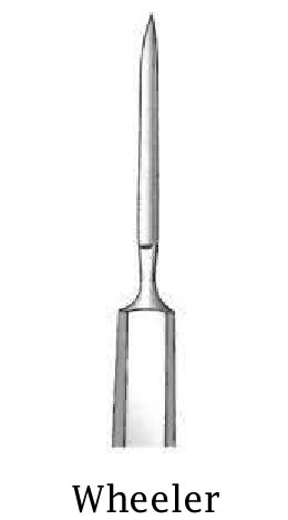 Bisturí de disección Wheeler