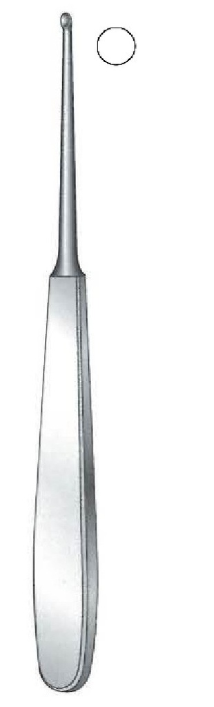 Williger bone curette, round tip, figure 1