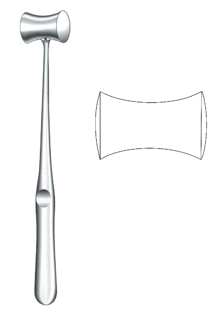 Lead Filled Williger Bone Mallet, Diameter = 28mm