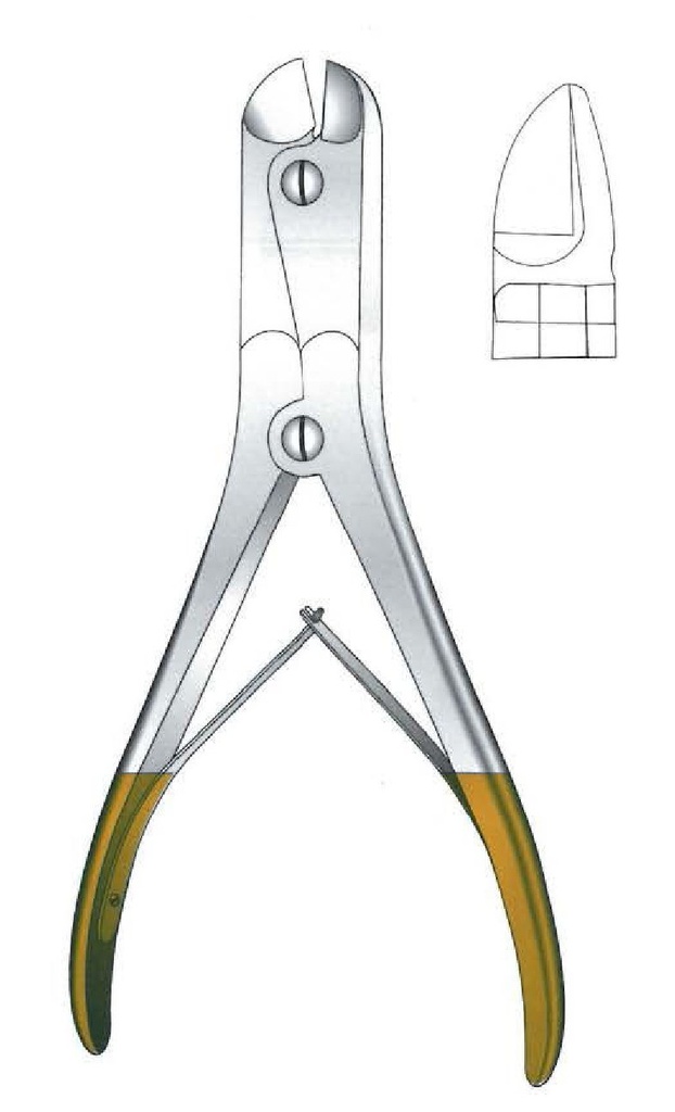 Alicate para cortar alambre, TC Gold - longitud = 16 cm / 6-1/2&quot;