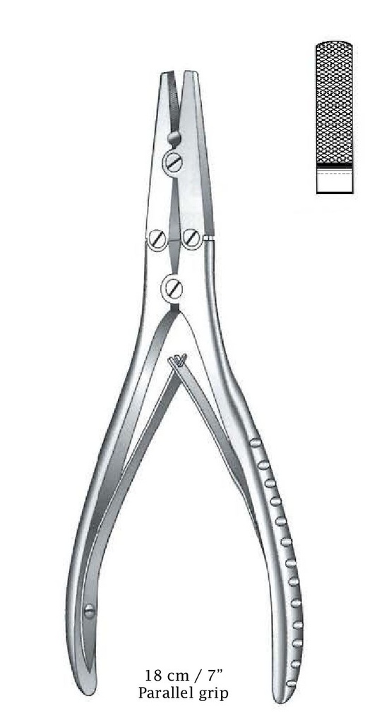 Parallel Grip Flat Nose Pliers, Figure 1