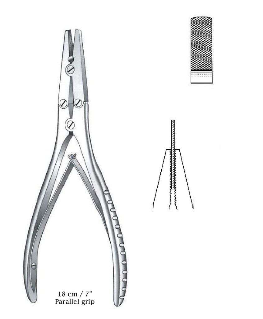 Parallel Grip Flat Nose Pliers, Figure 2