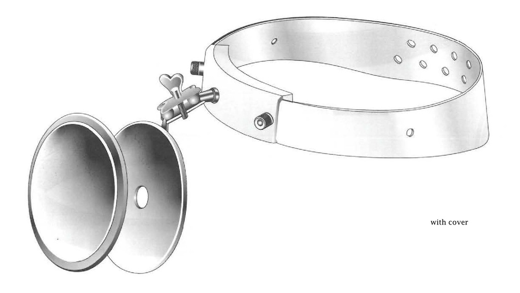 Espejo de cabeza Ziegler con cubierta