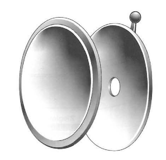 Only ziegler front mirror with lid, Figure 1