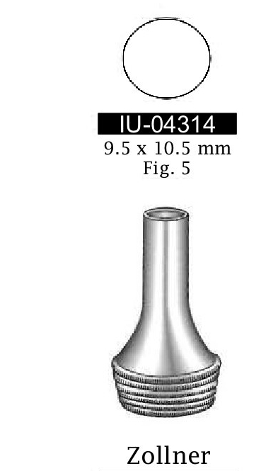 Espéculo para oído Zollner, figura 5