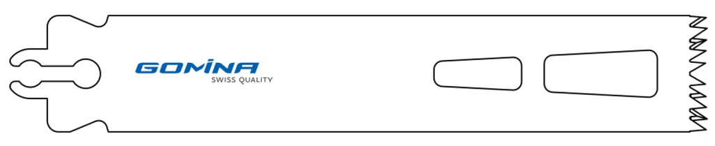 Hoja de sierra quirúrgica estéril 90mm x 19mm x 1.37mm