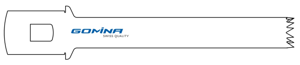 Hoja de sierra quirúrgica estéril 90mm x 12mm x 1.27mm