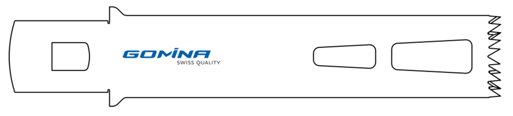 Hoja de sierra quirúrgica estéril 90mm x 19mm x 1.27mm