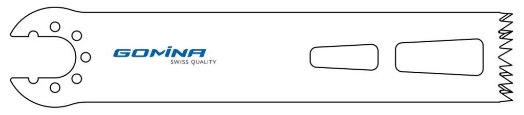 Hoja de sierra quirúrgica estéril 90mm x 19mm x 1.27mm