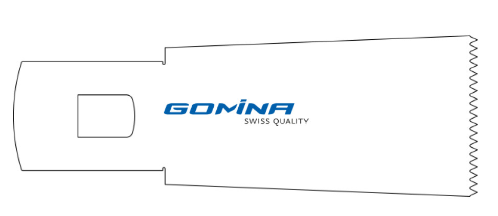 48mm x 27mm x 0.60mm saw blade