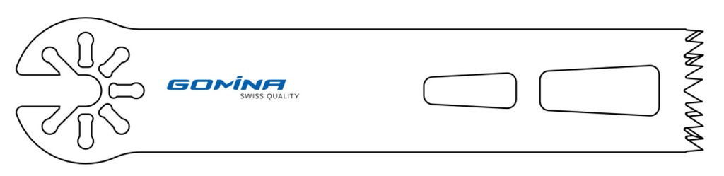 Hoja de sierra estéril 90mm x 25mm x 1.00mm