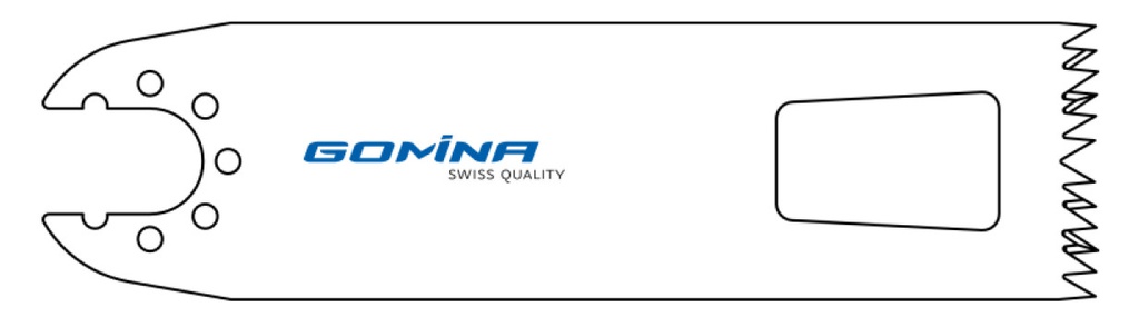 Hoja de sierra quirúrgica estéril 70mm x 25mm x 1.00mm