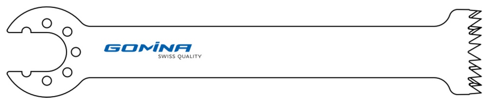 Hoja de sierra quirúrgica estéril 90mm x 12 / 19mm x 0.90mm
