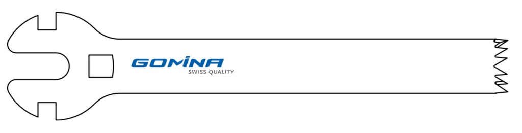 Hoja de sierra quirúrgica manejo múltiple estéril 90mm x 12mm x 1.27mm