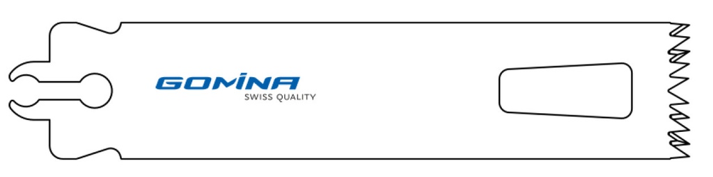 Hoja de sierra quirúrgica estéril 70mm x 19mm x 1.27mm