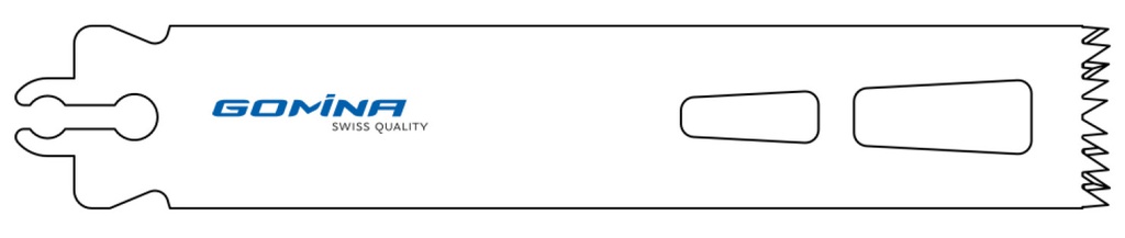 Hoja de sierra quirúrgica estéril 90mm x 19mm x 1.23mm
