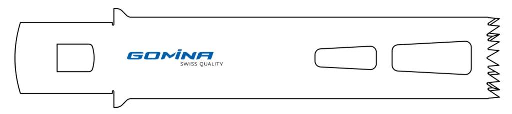 Hoja de sierra quirúrgica estéril 90mm x 19mm x 1.19mm