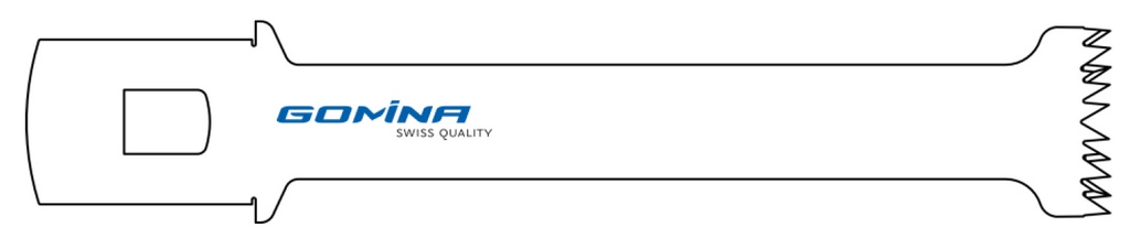 Hoja de sierra quirúrgica estéril 90mm x 12 / 19mm x 1.19mm