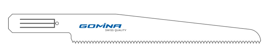 Hoja de sierra quirúrgica recíproco estéril 77mm x 12mm x 1.10mm