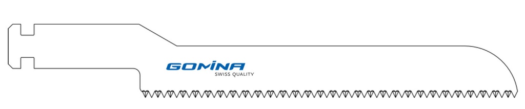 Hoja de sierra quirúrgica recíproco estéril 85mm x 12mm x 1.20mm