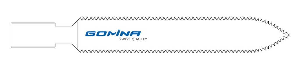 Hoja de sierra quirúrgica recíproco estéril 70mm x 12mm x 1.10mm