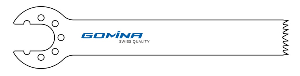 Hoja de sierra quirúrgica estéril 70mm x 12mm x 1.19mm