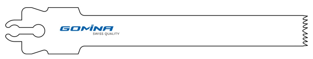 Hoja de sierra quirúrgica estéril 90mm x 12mm x 1.19mm