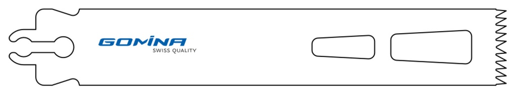 Hoja de sierra quirúrgica estéril 90mm x 19mm x 1.27mm