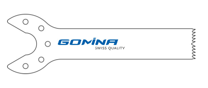 Hoja de sierra quirúrgica fino estéril 41mm x 9mm x 0.60 mm
